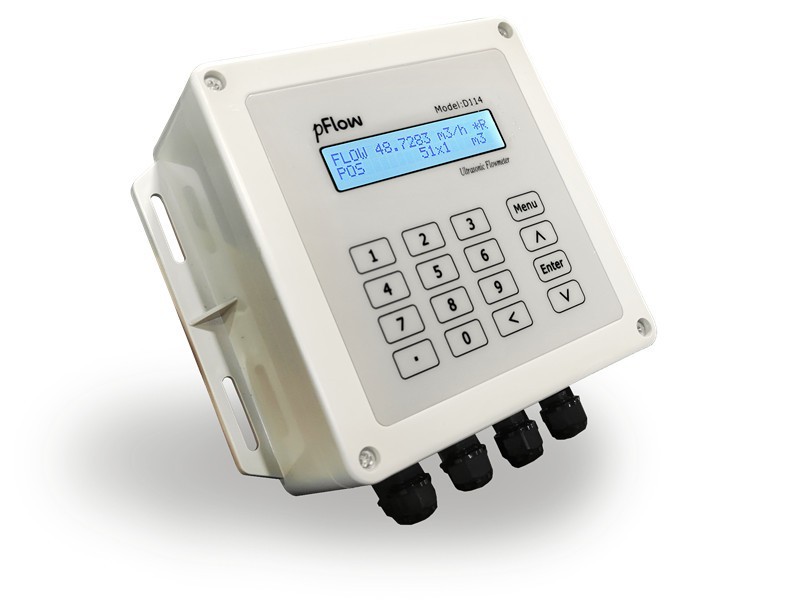Aquaculture RS485 Clamp On Flowmeter Digital Ultrasonic Water Meter factory